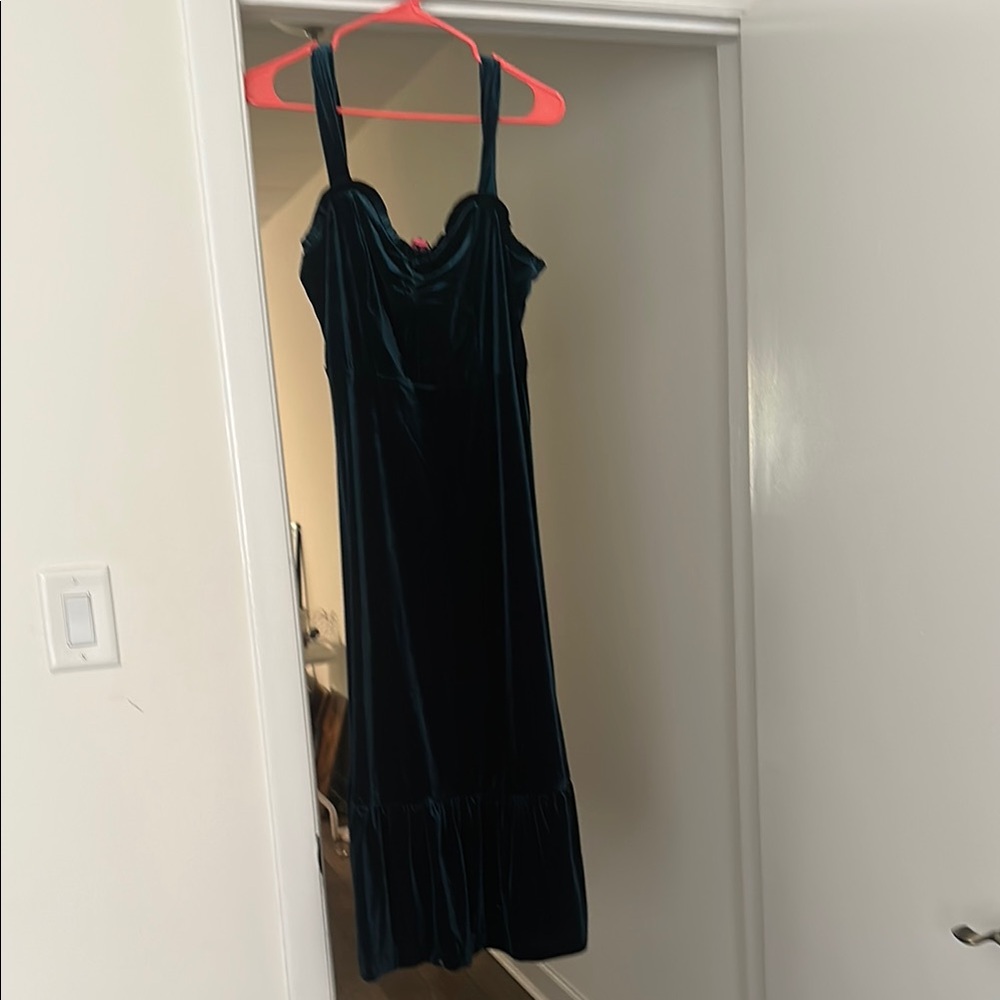 Betsey Johnson Dark Velvet Maxi Dress